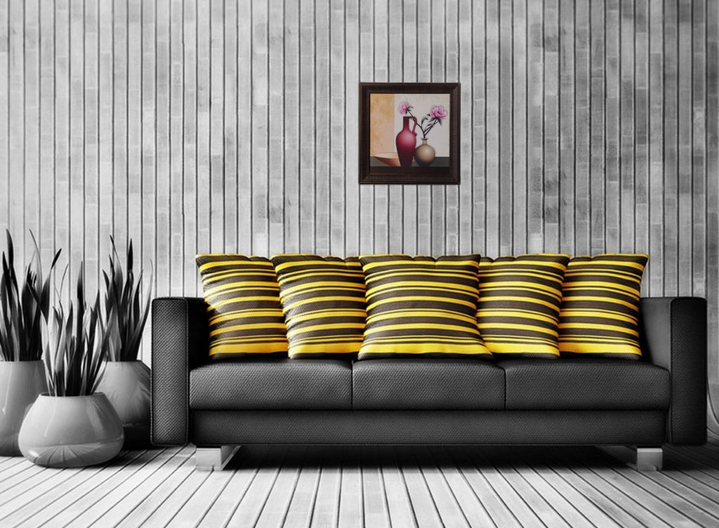 Floral Pot Satin Matt Texture UV Art Painting Kafalo