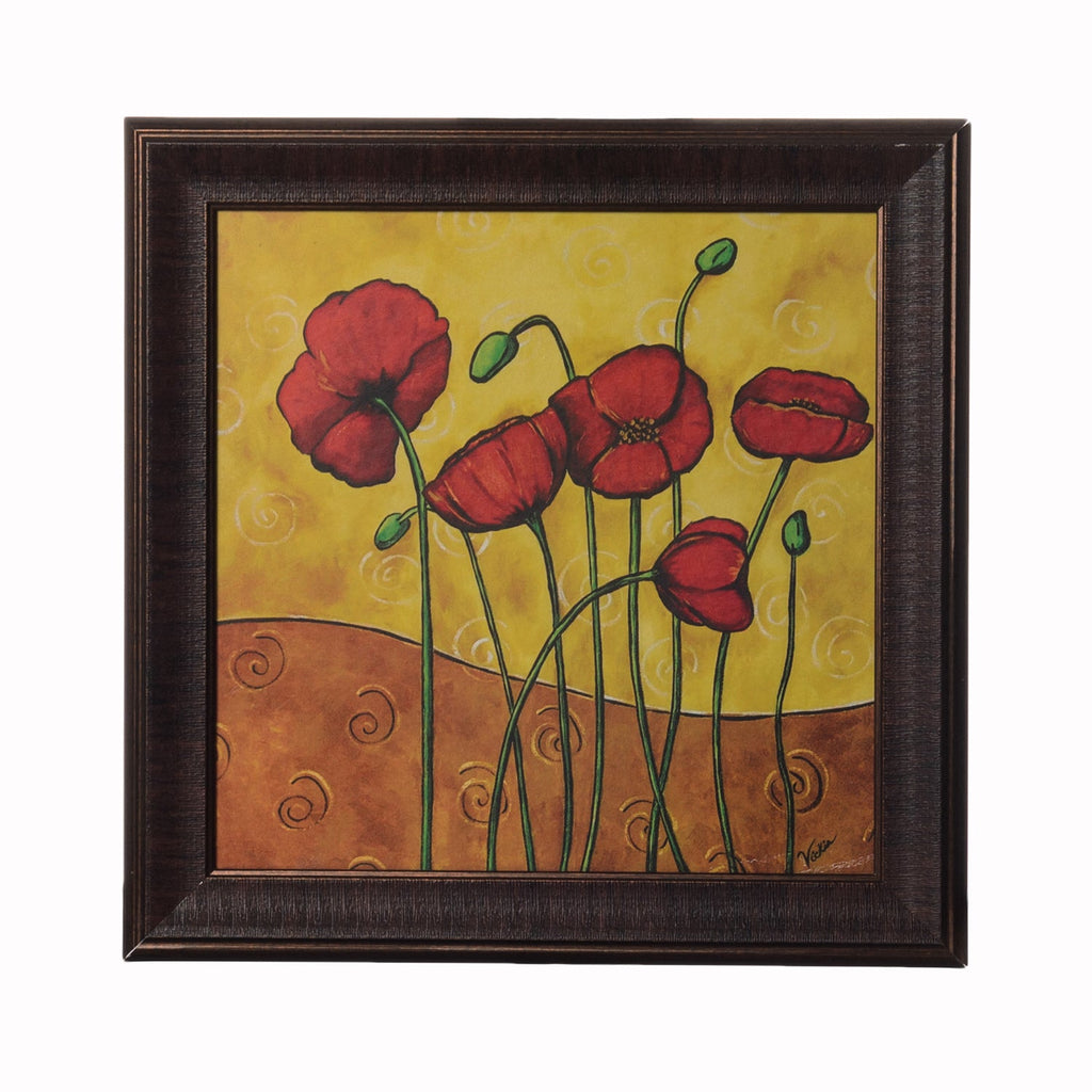 Floral Satin Matt Texture UV Art Painting Kafalo