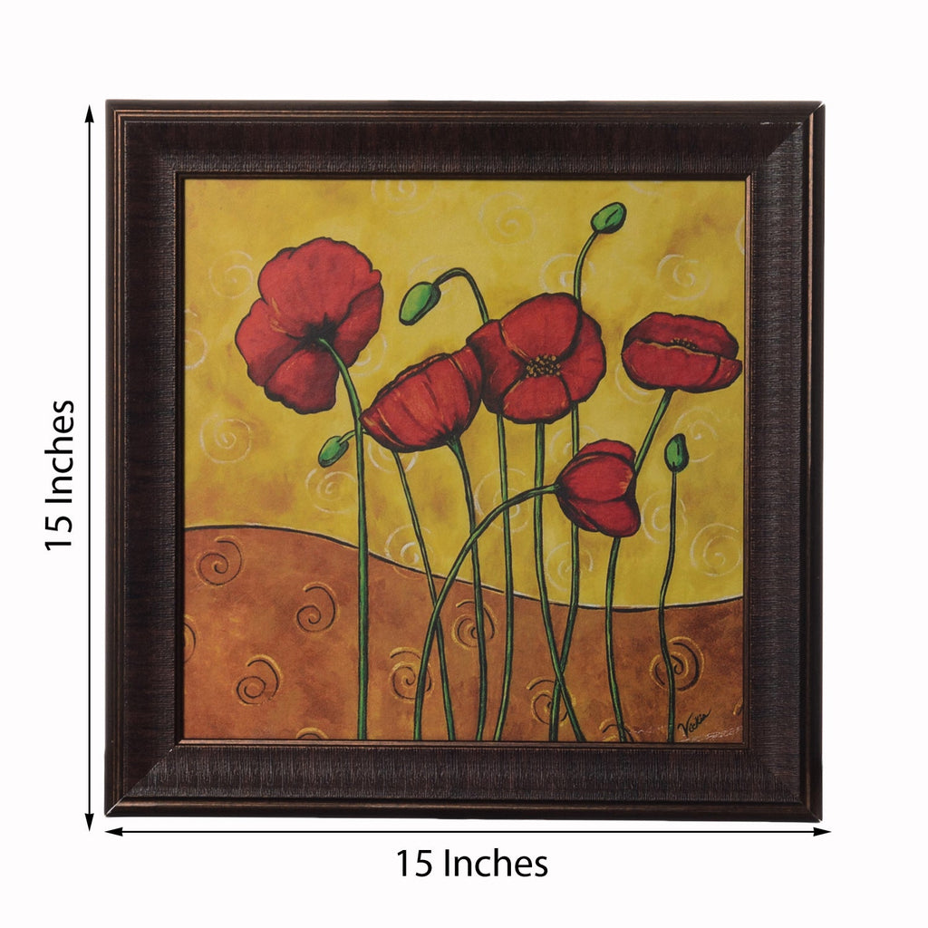 Floral Satin Matt Texture UV Art Painting Kafalo