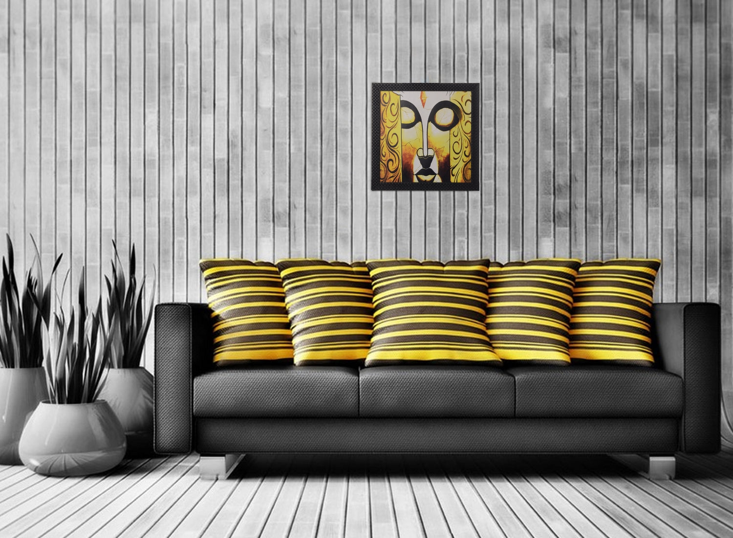 Meditating Buddha Satin Matt Texture UV Art Painting Kafalo