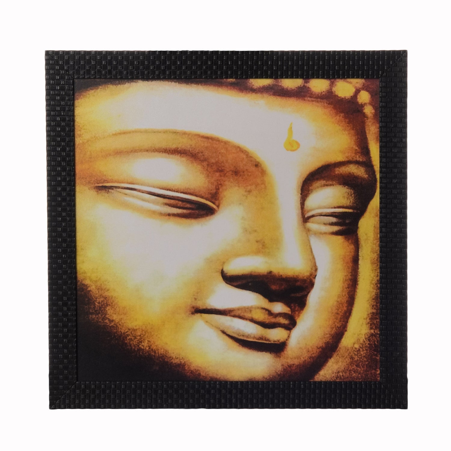 Spiritual Buddha Satin Matt Texture UV Art Painting Kafalo