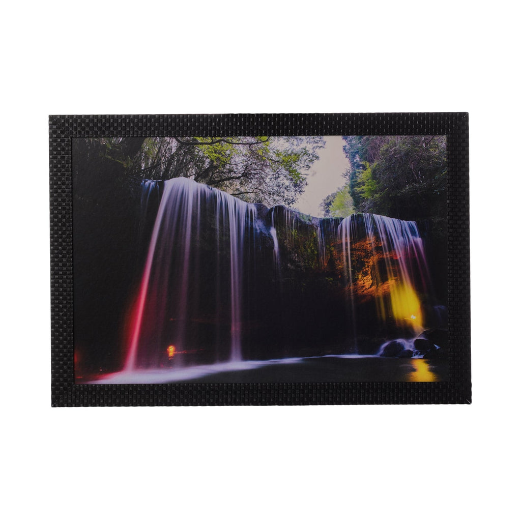 Colorful Water Fall Satin Matt Texture UV Art Painting Kafalo