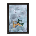 Running Deers Satin Matt Texture UV Art Painting Kafalo