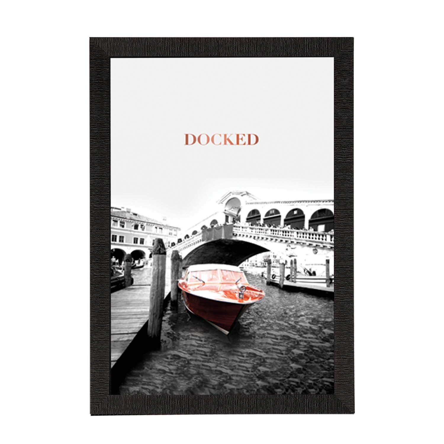 Docked Yacht Satin Matt Texture UV Art Painting