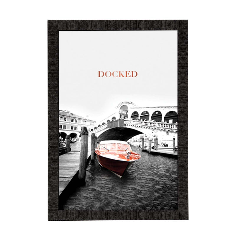 Docked Yacht Satin Matt Texture UV Art Painting