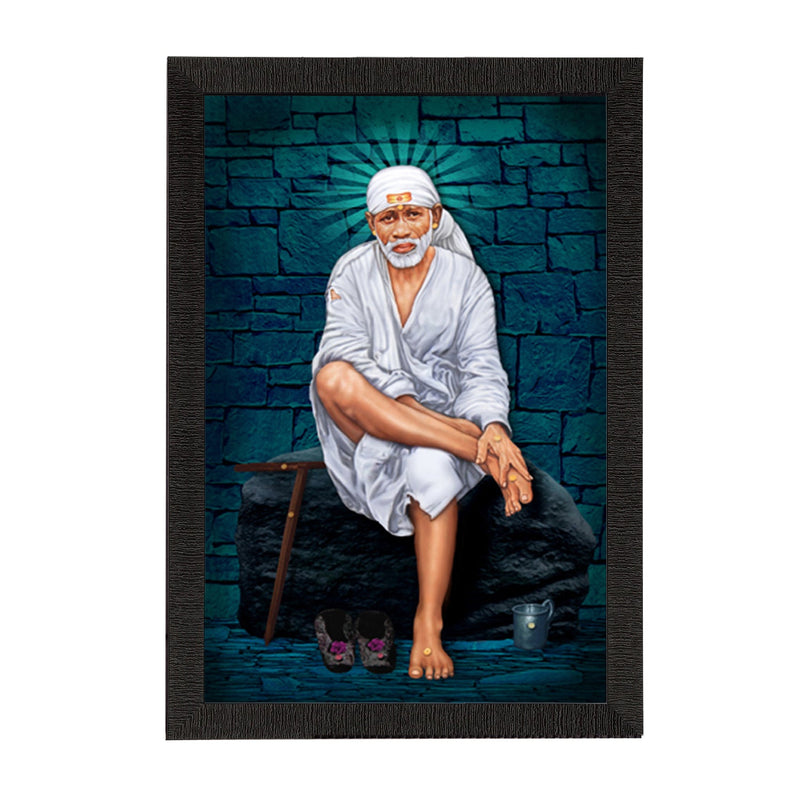 Sai Baba Satin Matt Texture UV Art Painting