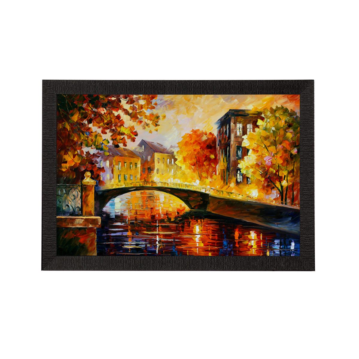 Rain View Satin Matt Texture UV Art Painting Kafalo