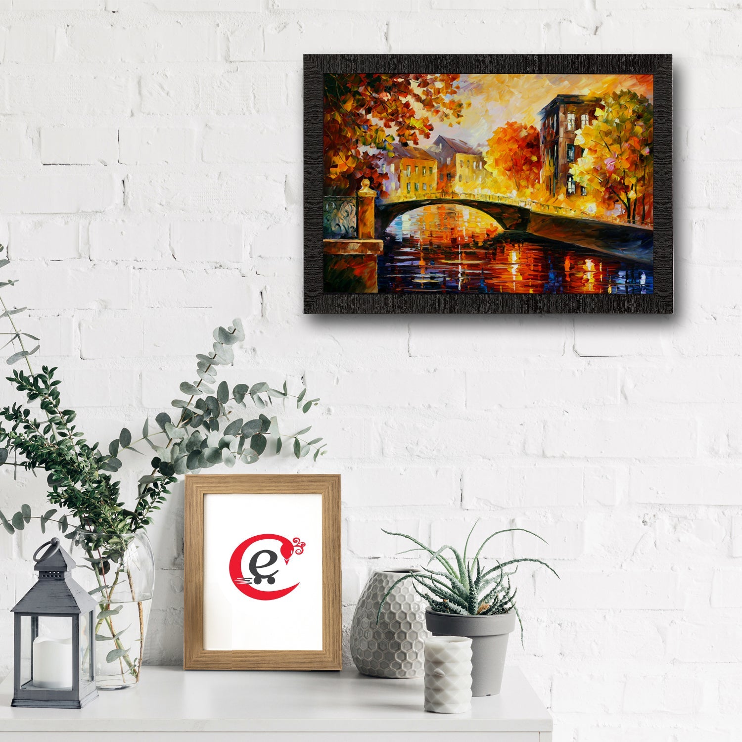 Rain View Satin Matt Texture UV Art Painting Kafalo