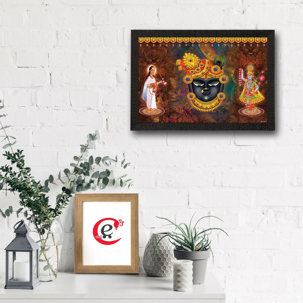 Lord Shrinath Satin Matt Texture UV Art Painting Kafalo