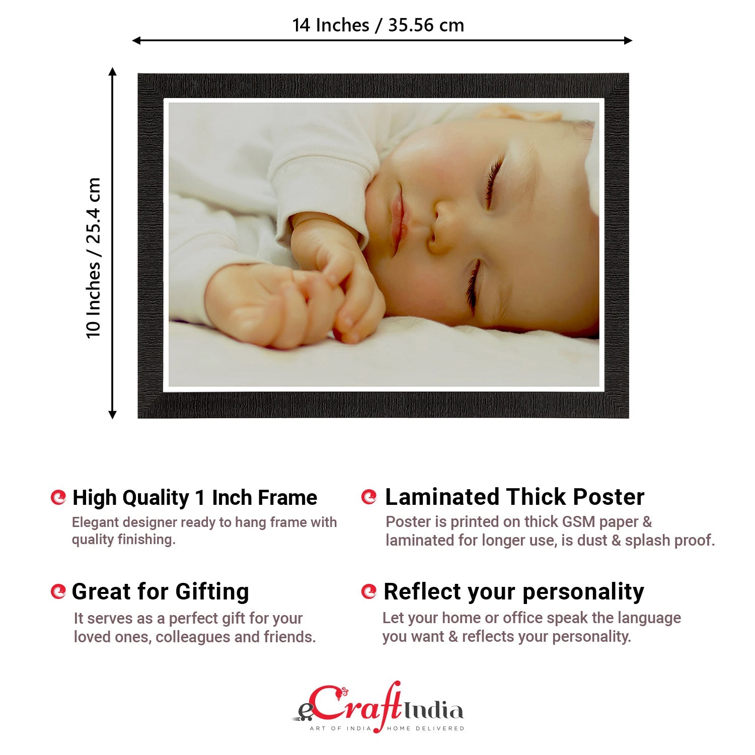 Cute Sleeping Baby Painting Digital Printed Wall Art Kafalo