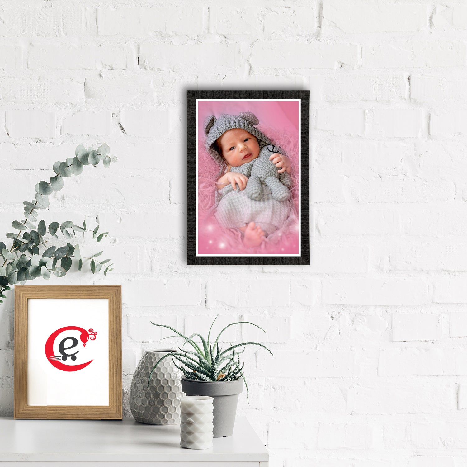 Cute Baby Painting Digital Printed Wall Art Kafalo