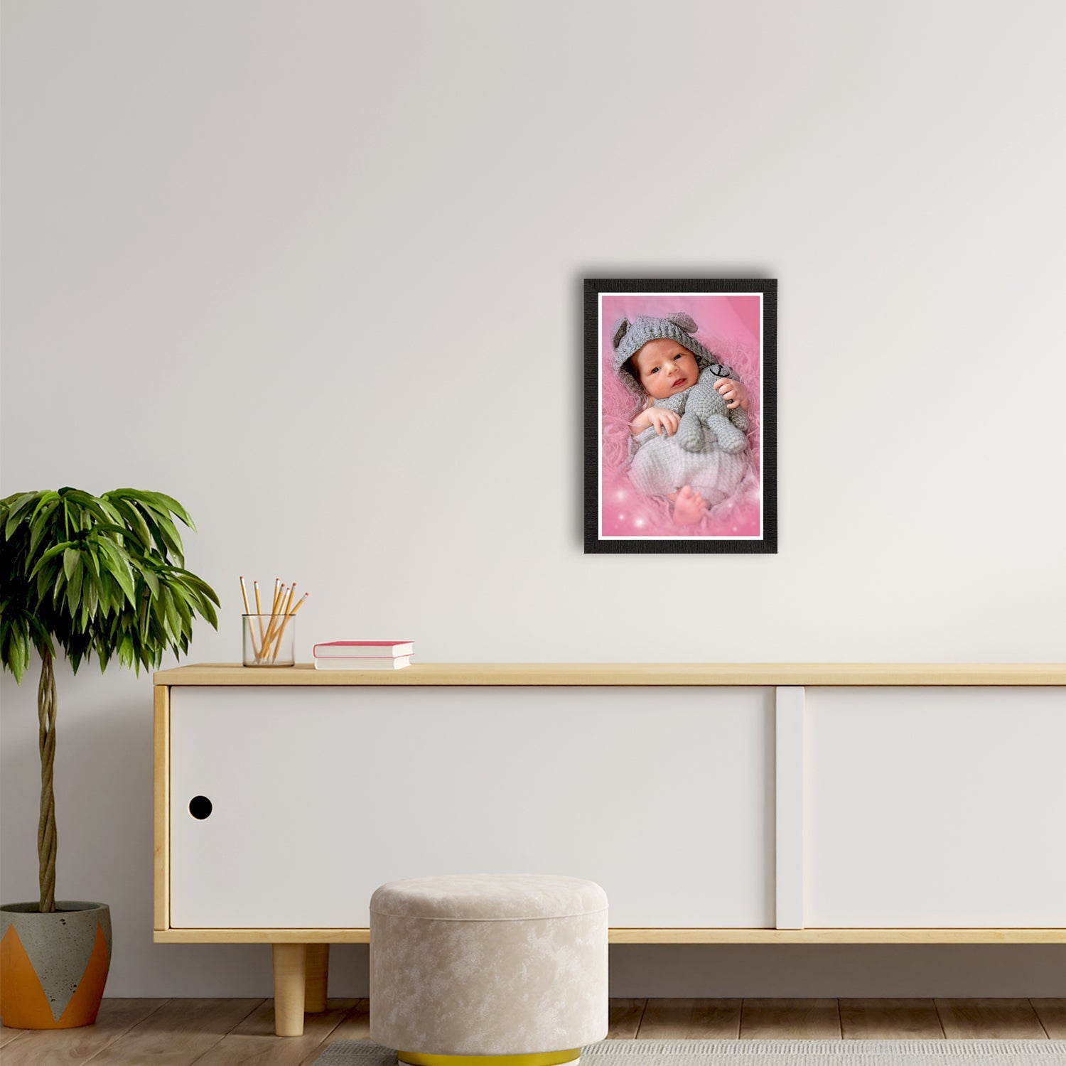 Cute Baby Painting Digital Printed Wall Art Kafalo
