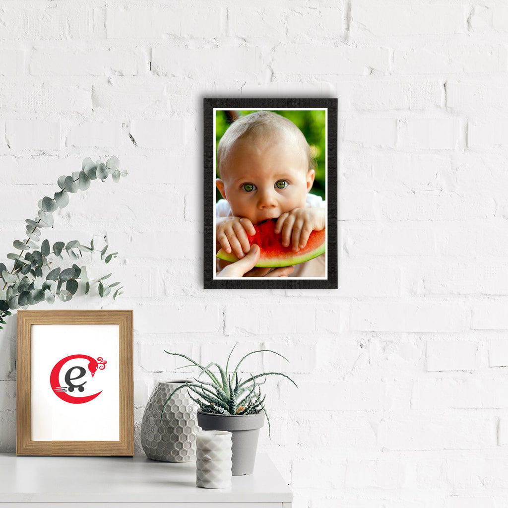 Cute Baby Eating Watermelon Painting Digital Printed Wall Art Kafalo