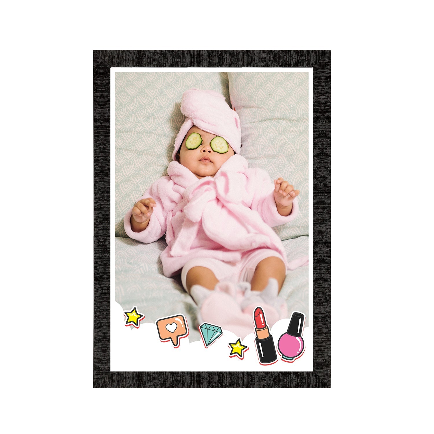 Cute Baby Painting Digital Printed Wall Art Kafalo