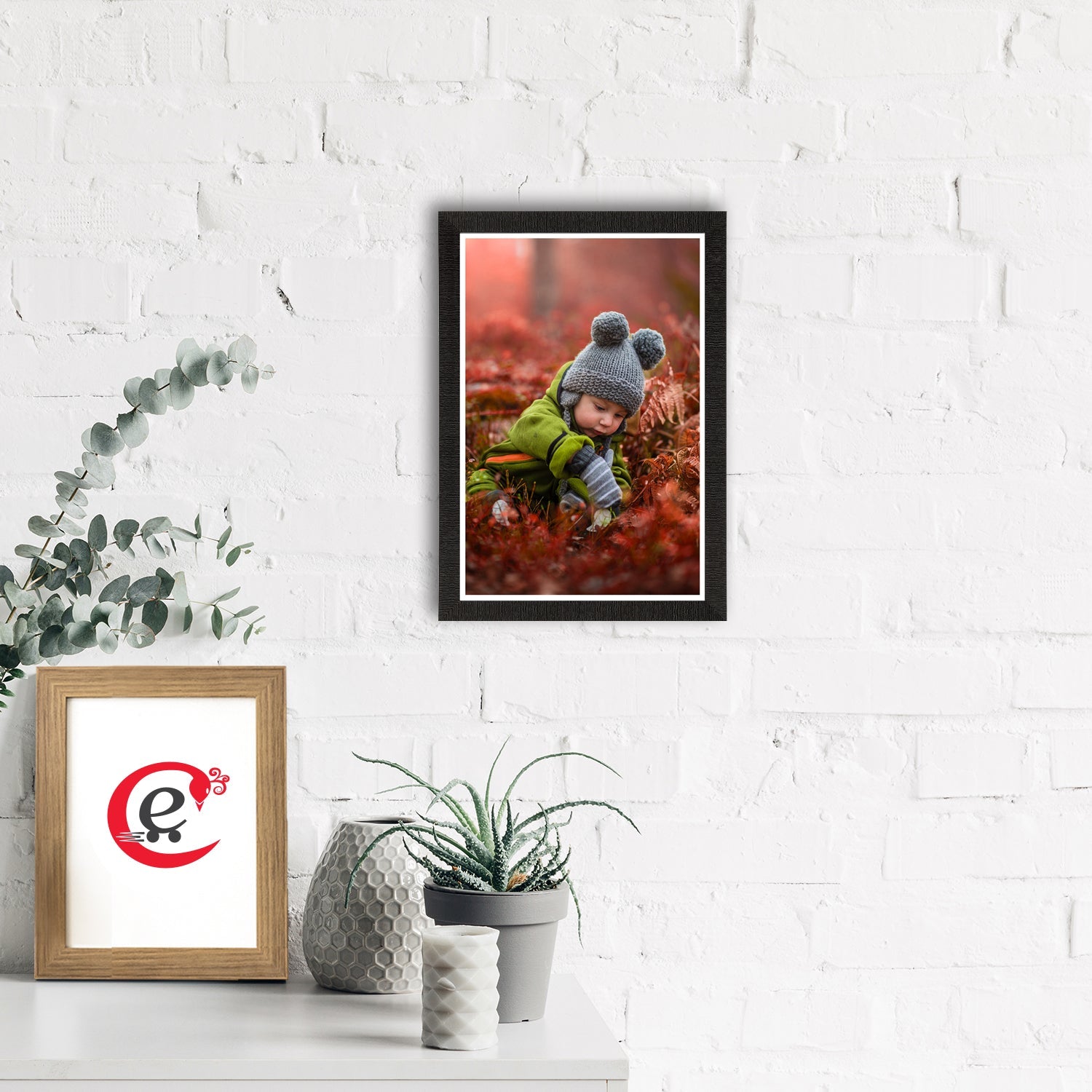 Cute Baby Painting Digital Printed Wall Art Kafalo