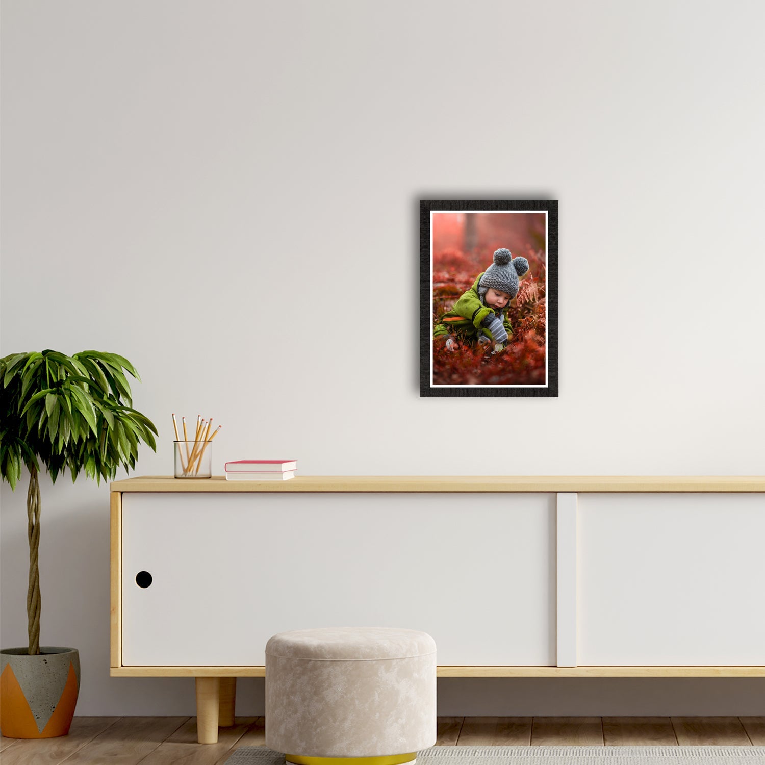 Cute Baby Painting Digital Printed Wall Art Kafalo