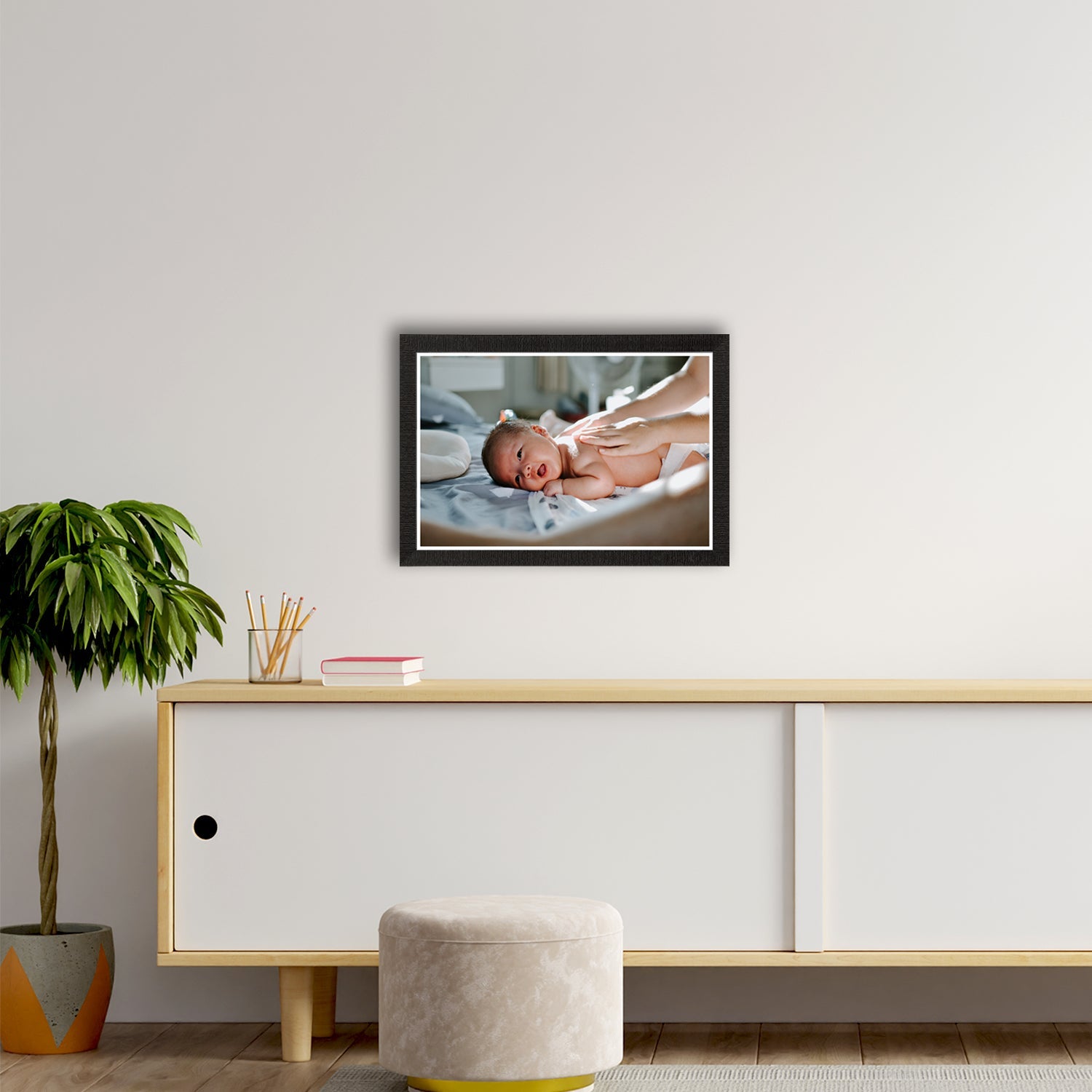 Cute Baby Painting Digital Printed Wall Art Kafalo