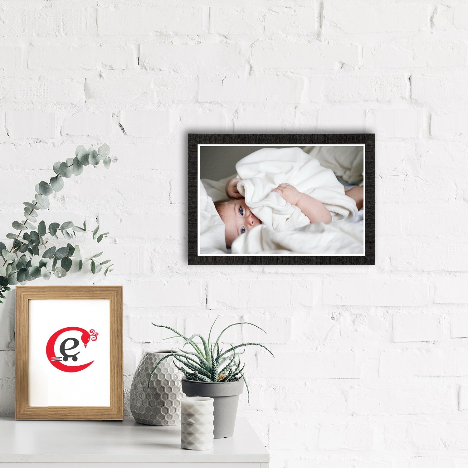Cute Baby Painting Digital Printed Wall Art Kafalo