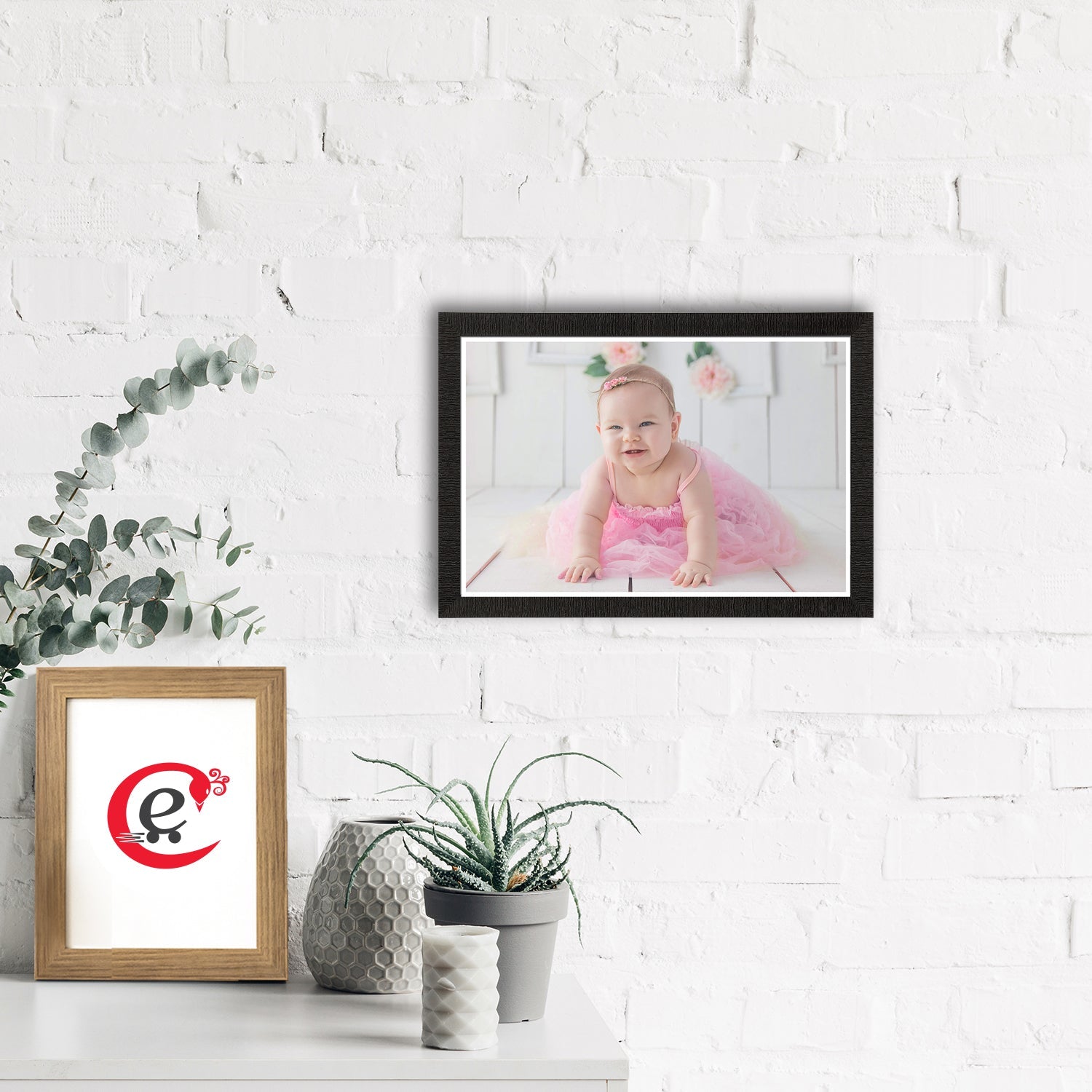Cute Baby Painting Digital Printed Wall Art Kafalo