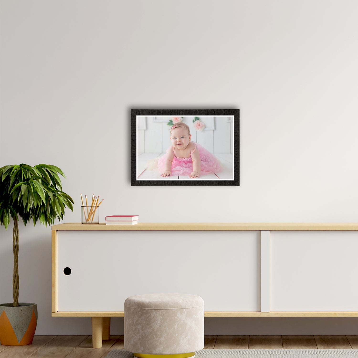 Cute Baby Painting Digital Printed Wall Art Kafalo