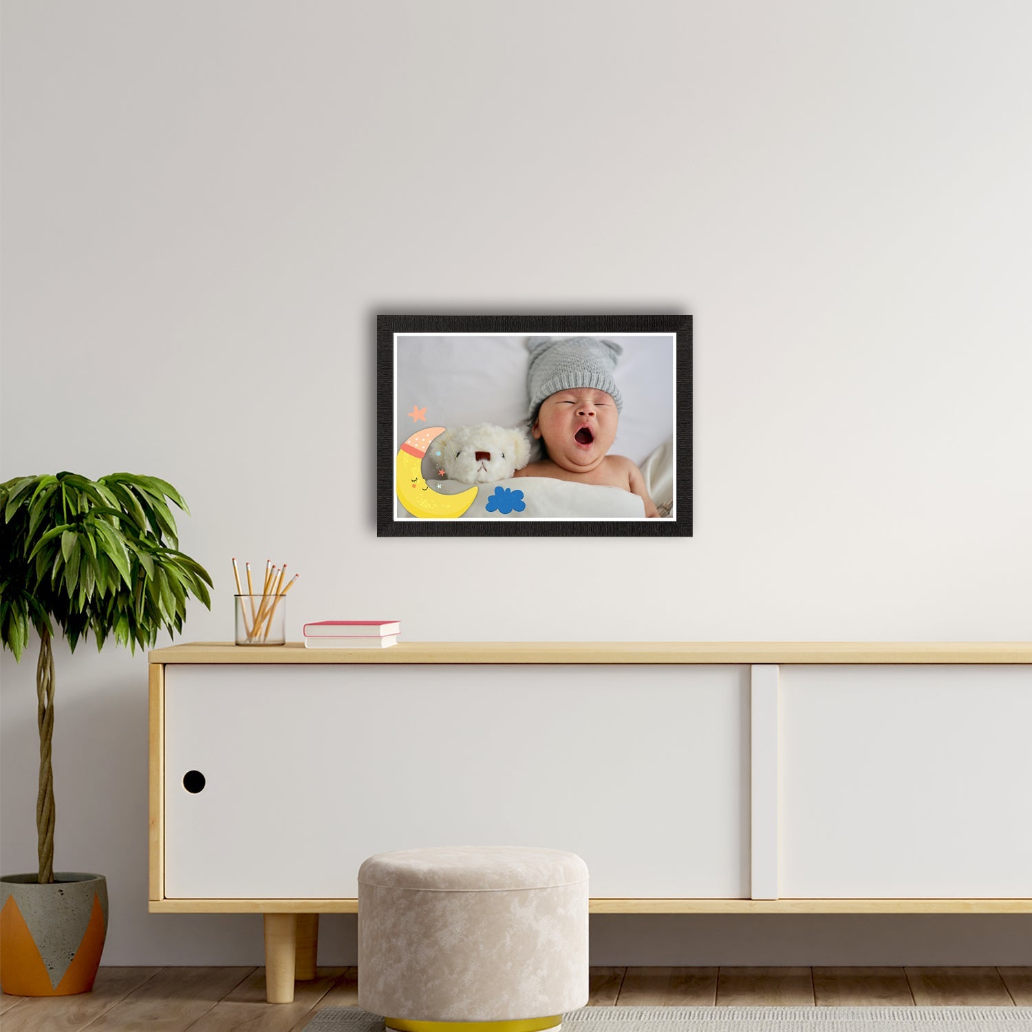 Cute Baby Painting Digital Printed Wall Art Kafalo