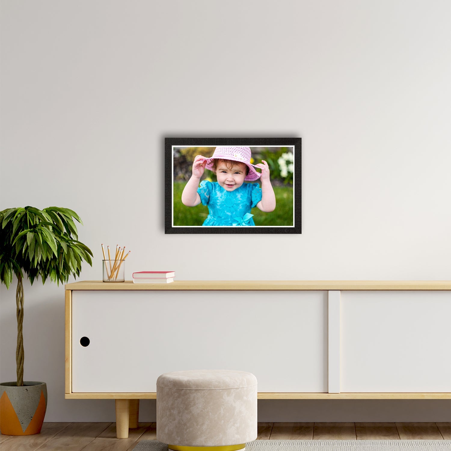 Cute Baby Painting Digital Printed Wall Art Kafalo