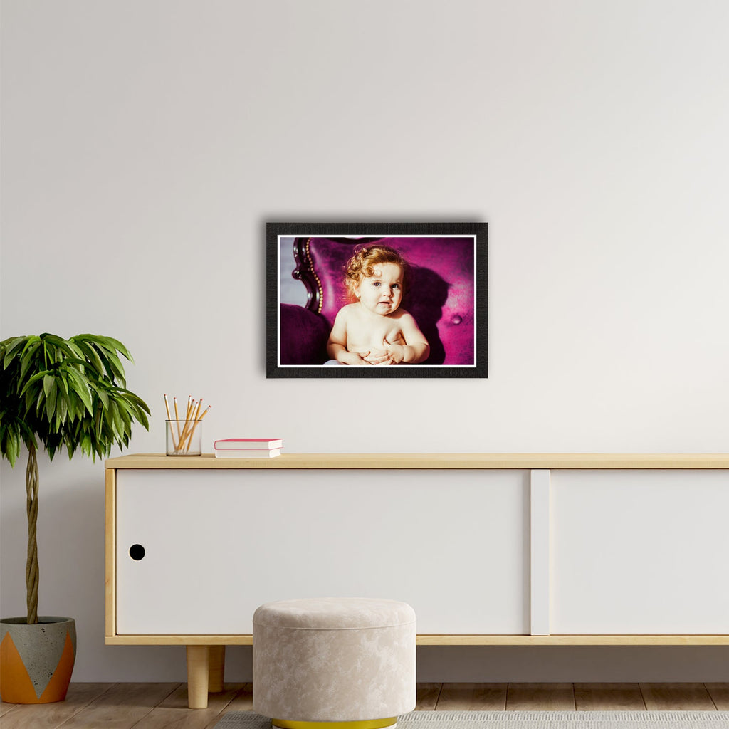 Cute Baby Painting Digital Printed Wall Art Kafalo