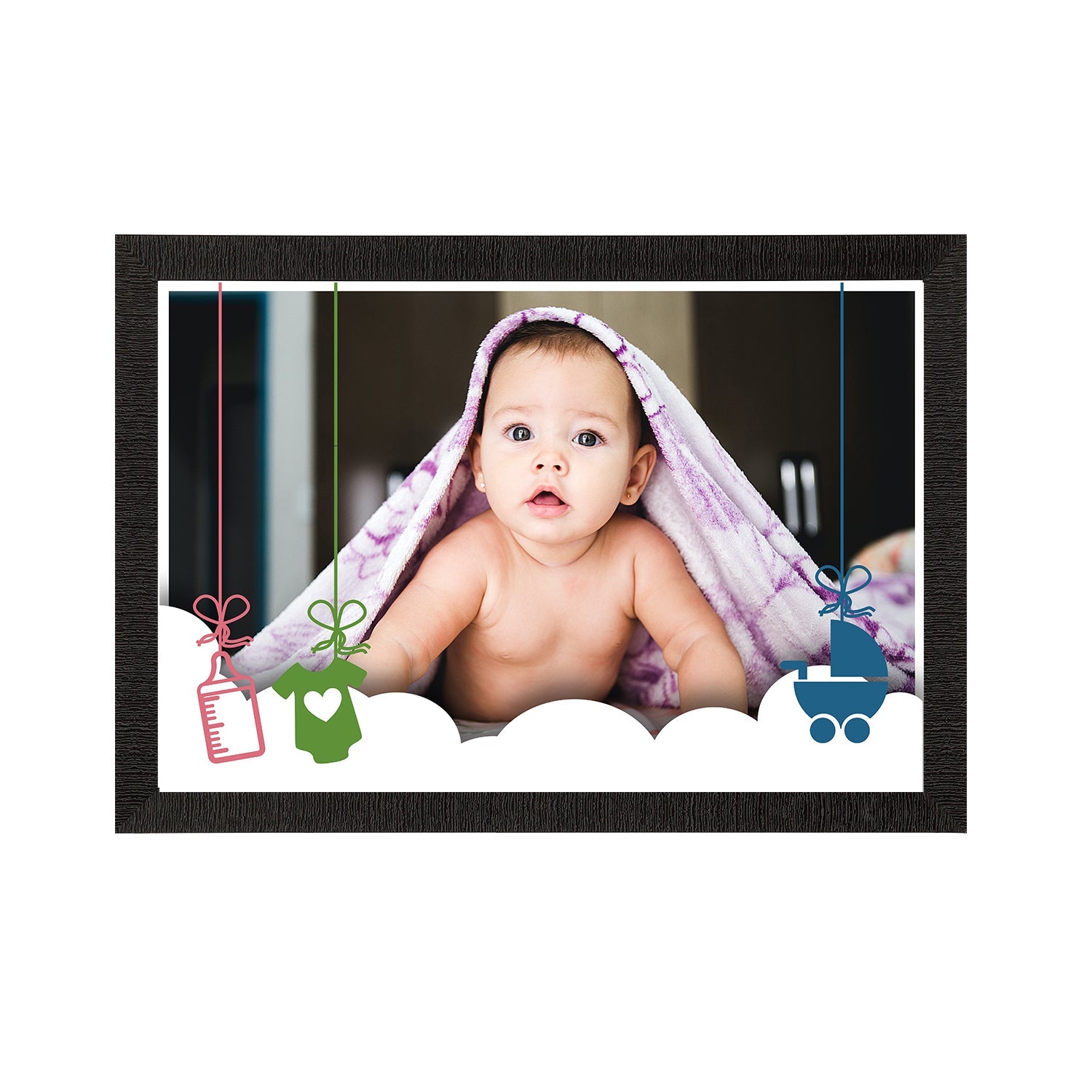 Cute Baby Painting Digital Printed Wall Art Kafalo