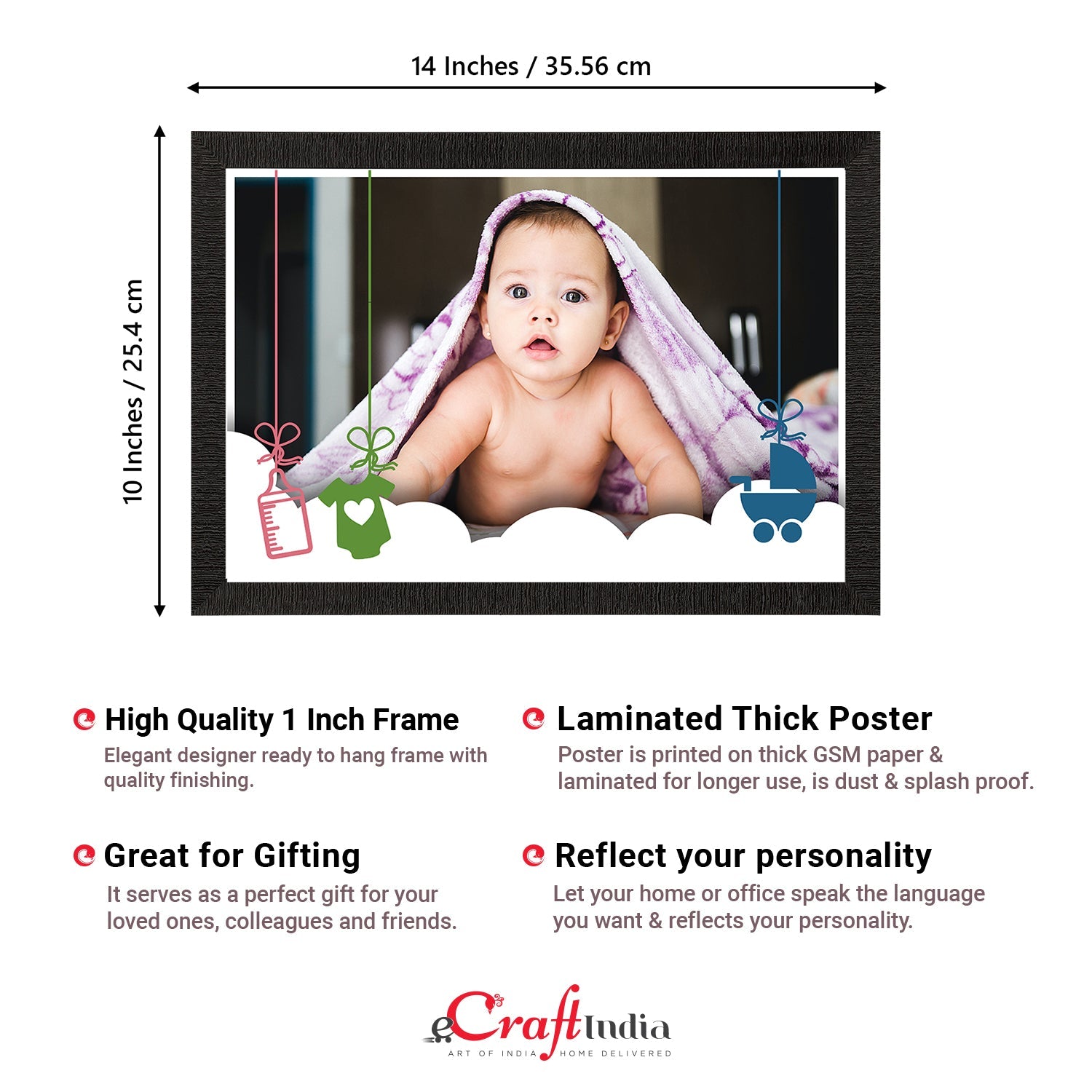 Cute Baby Painting Digital Printed Wall Art Kafalo