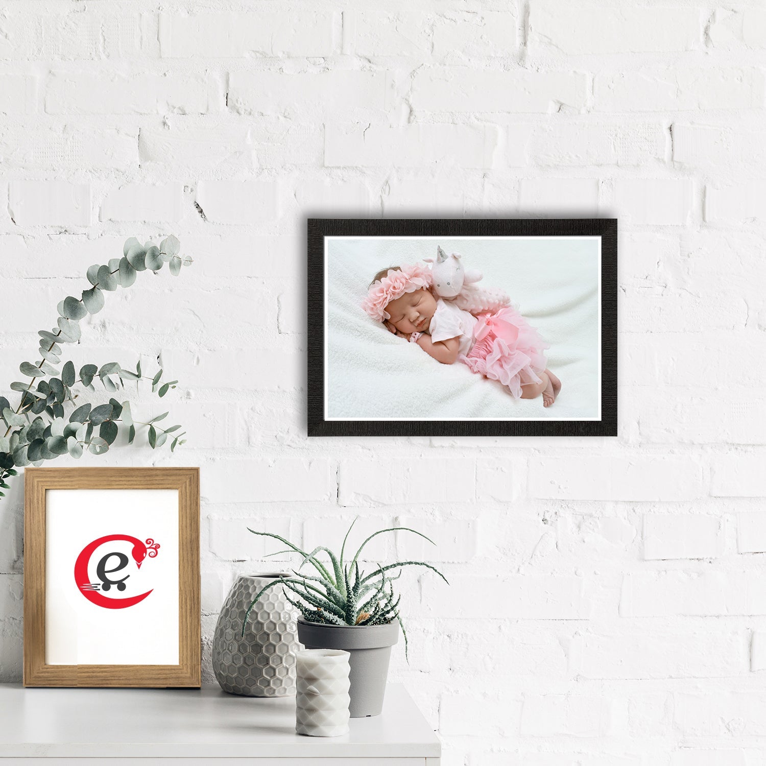 Cute Baby Painting Digital Printed Wall Art Kafalo