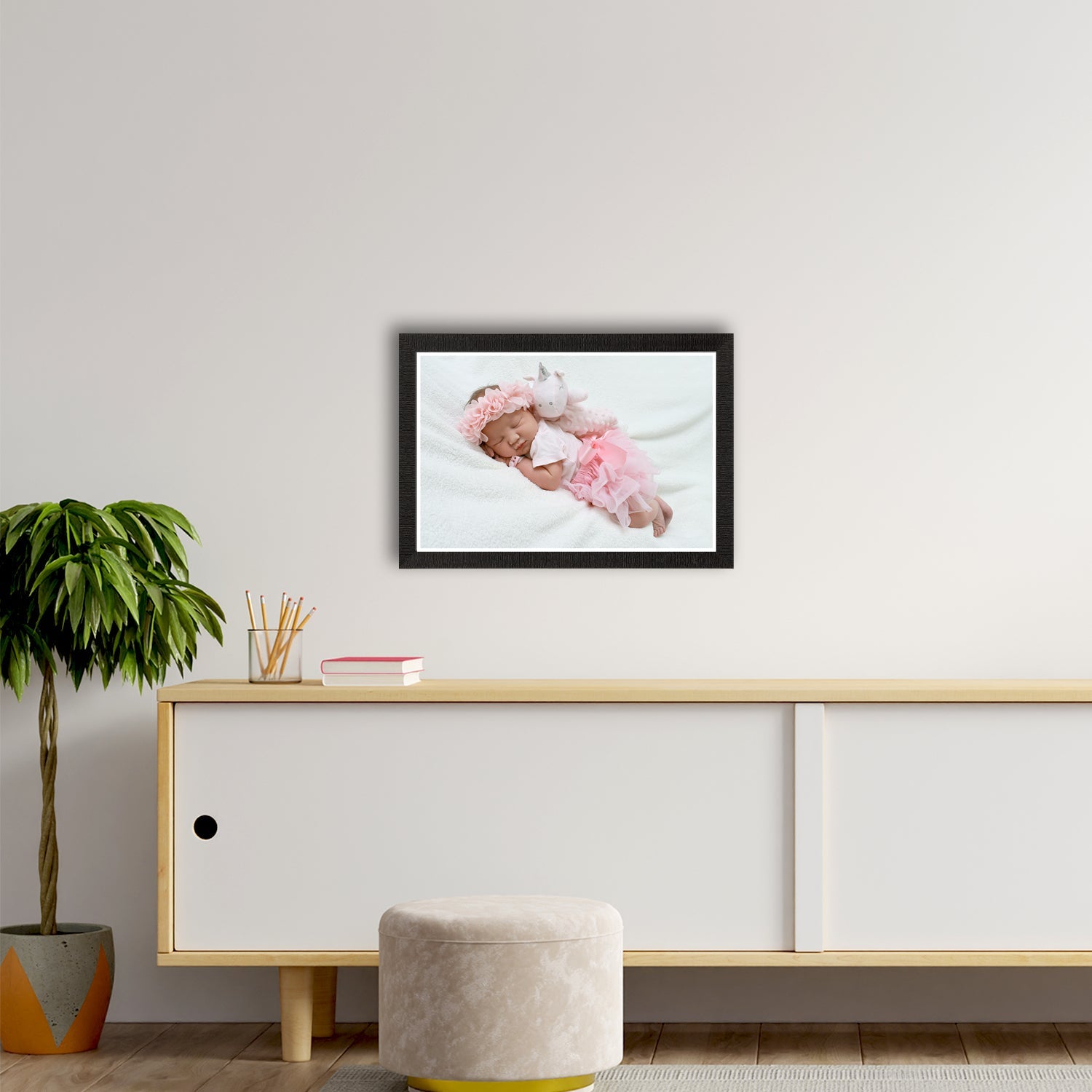 Cute Baby Painting Digital Printed Wall Art Kafalo