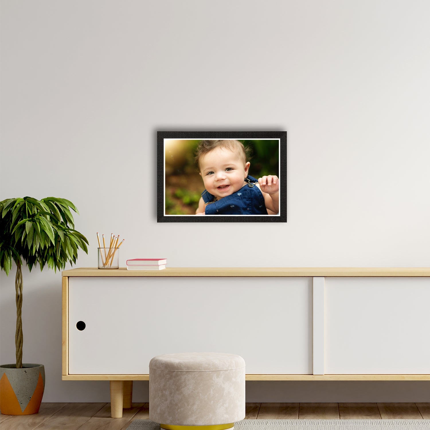 Cute Baby Painting Digital Printed Wall Art Kafalo