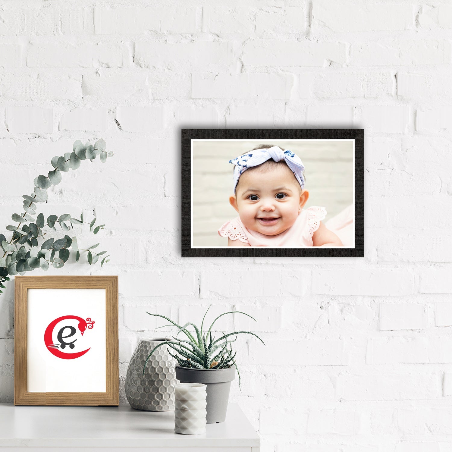 Cute Baby Painting Digital Printed Wall Art Kafalo