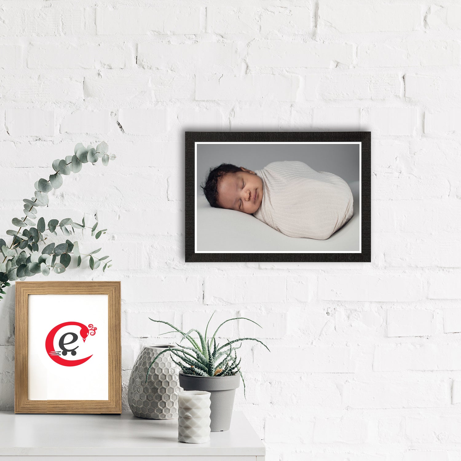 Cute Baby Painting Digital Printed Wall Art Kafalo