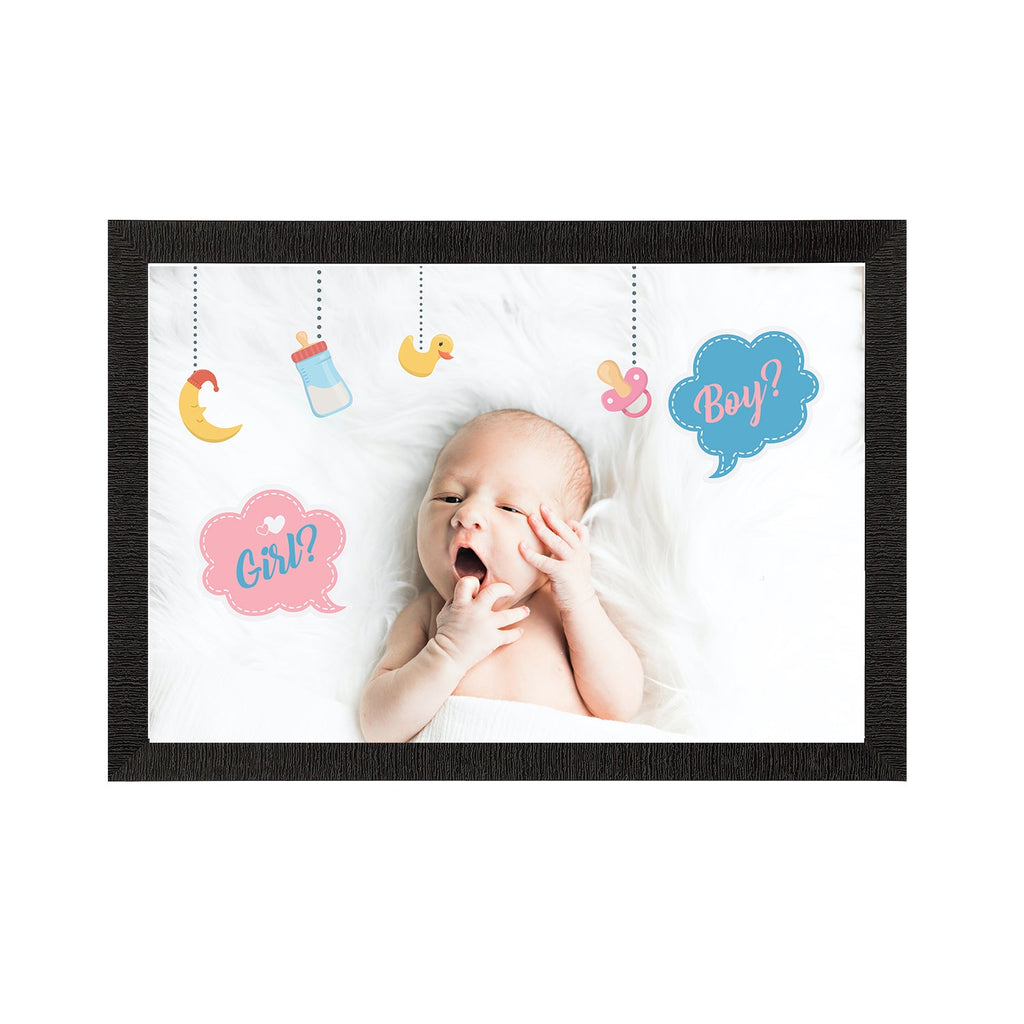 Cute Baby Painting Digital Printed Wall Art Kafalo