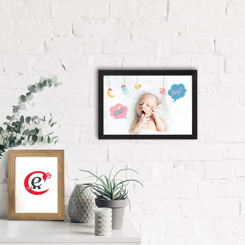 Cute Baby Painting Digital Printed Wall Art Kafalo