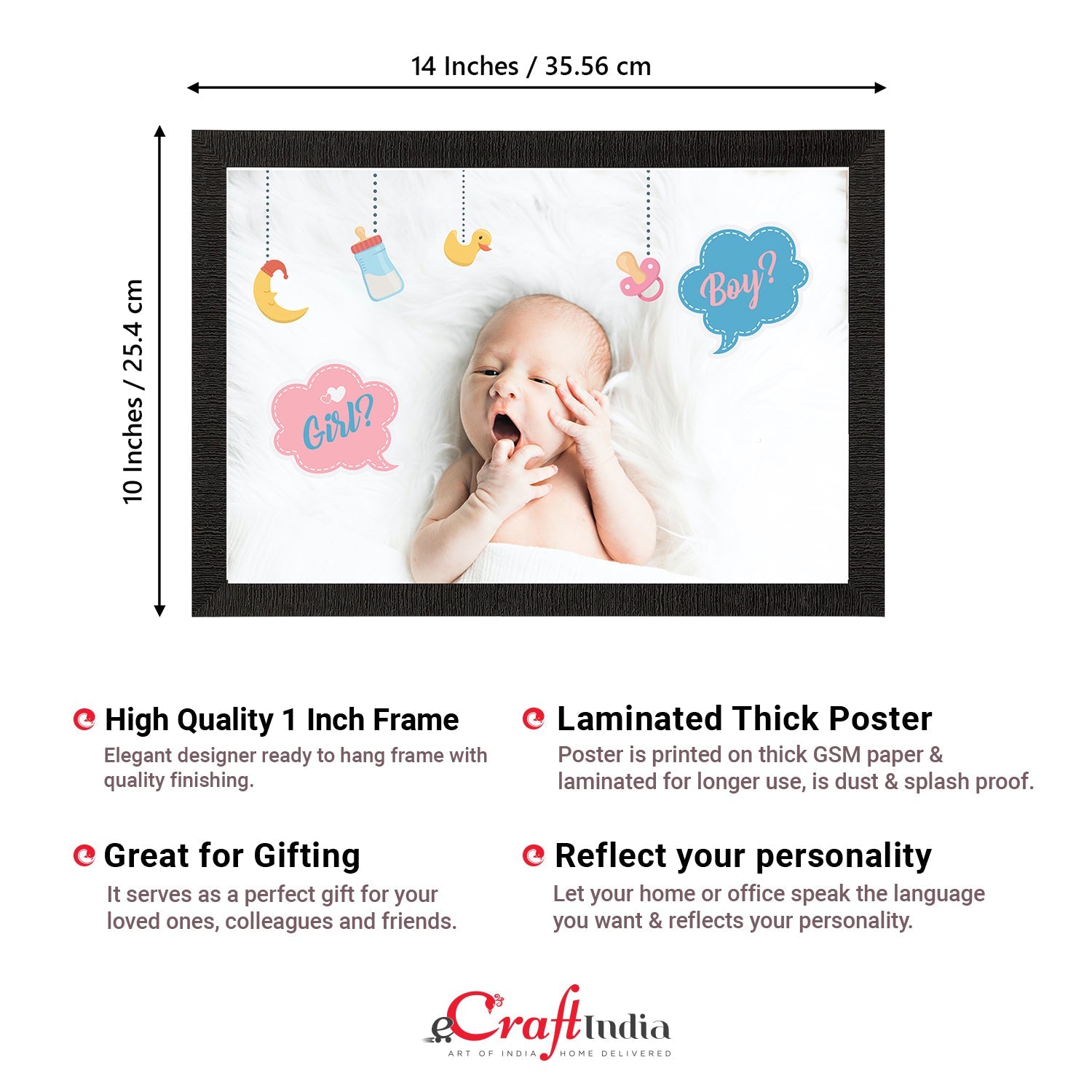 Cute Baby Painting Digital Printed Wall Art Kafalo