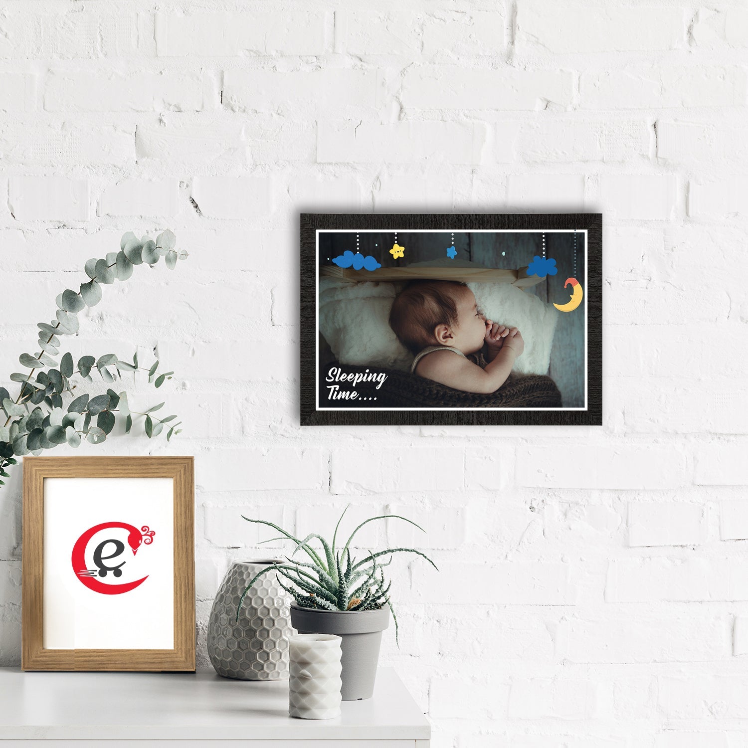 Cute Baby Painting Digital Printed Wall Art Kafalo