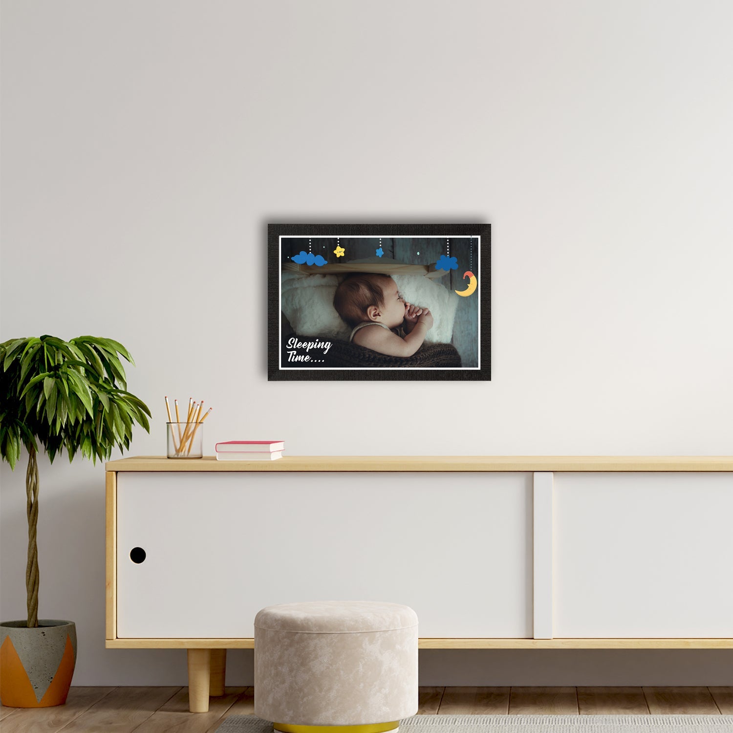 Cute Baby Painting Digital Printed Wall Art Kafalo