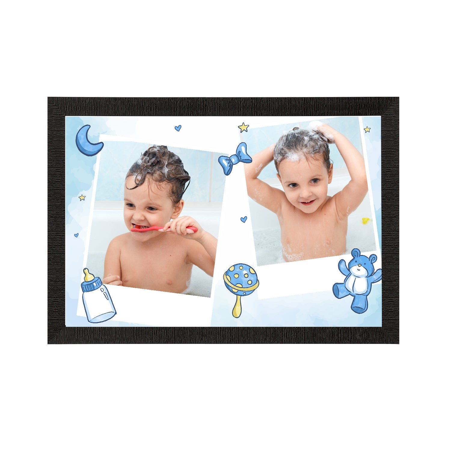 Cute Baby Painting Digital Printed Wall Art Kafalo