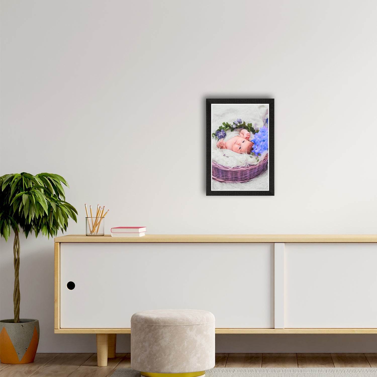 Cute Baby Painting Digital Printed Wall Art Kafalo