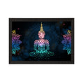 Meditating Lord Buddha Painting Digital Printed Religious Wall Art Kafalo