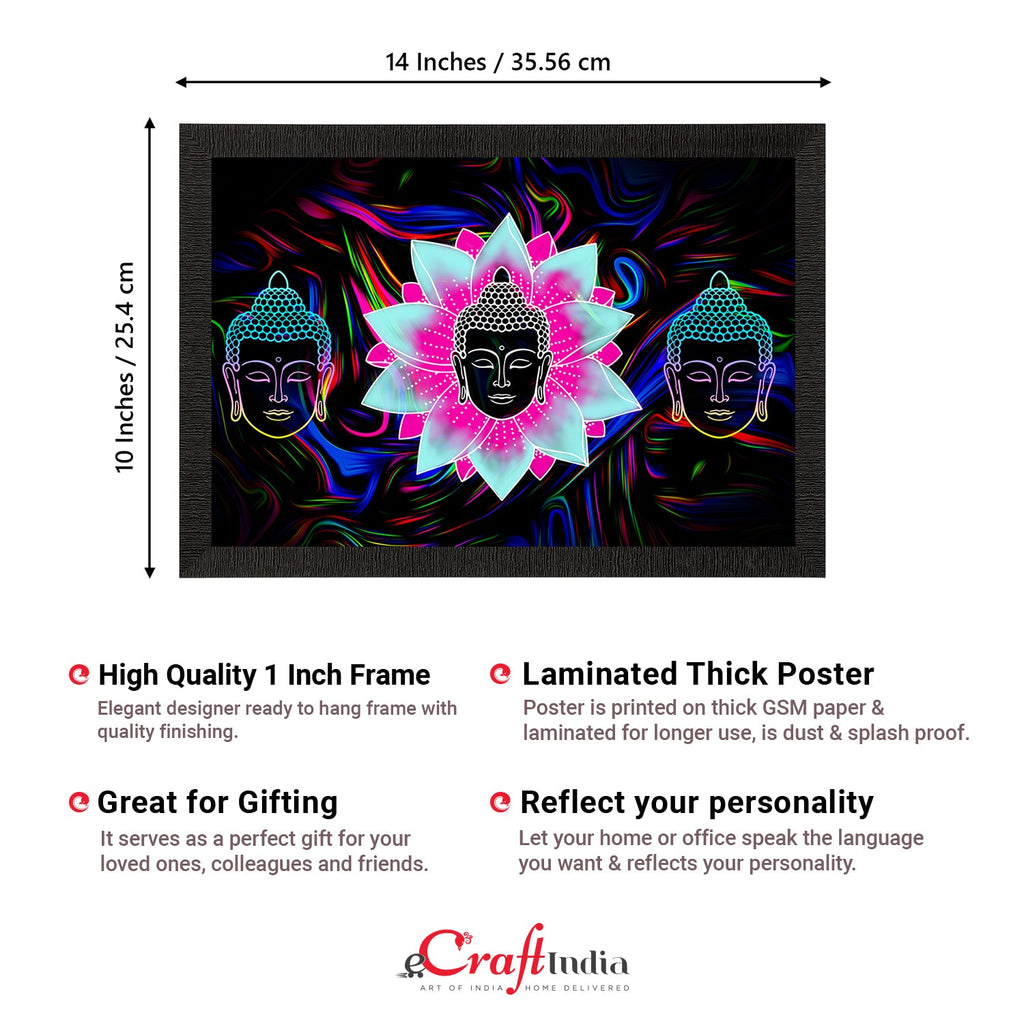 Lord Buddha Painting Digital Printed Religious Wall Art Kafalo