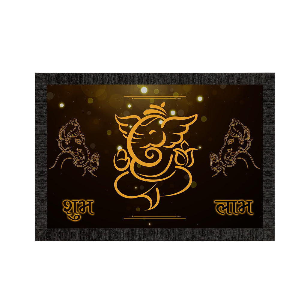 Lord Ganesha Satin Matt Texture UV Art Painting Kafalo