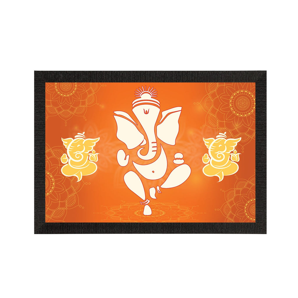 Lord Ganesha Satin Matt Texture UV Art Painting Kafalo