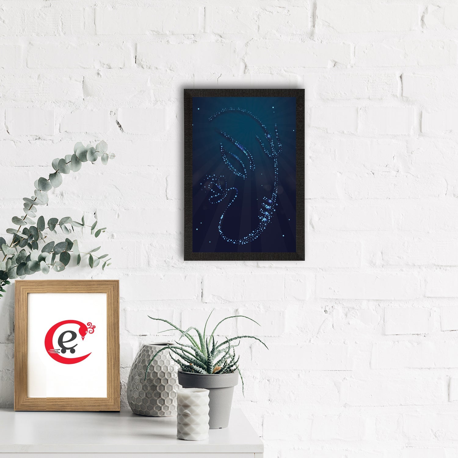 Lord Ganesha Satin Matt Texture UV Art Painting Kafalo