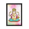 Lord Ganesha Satin Matt Texture UV Art Painting Kafalo
