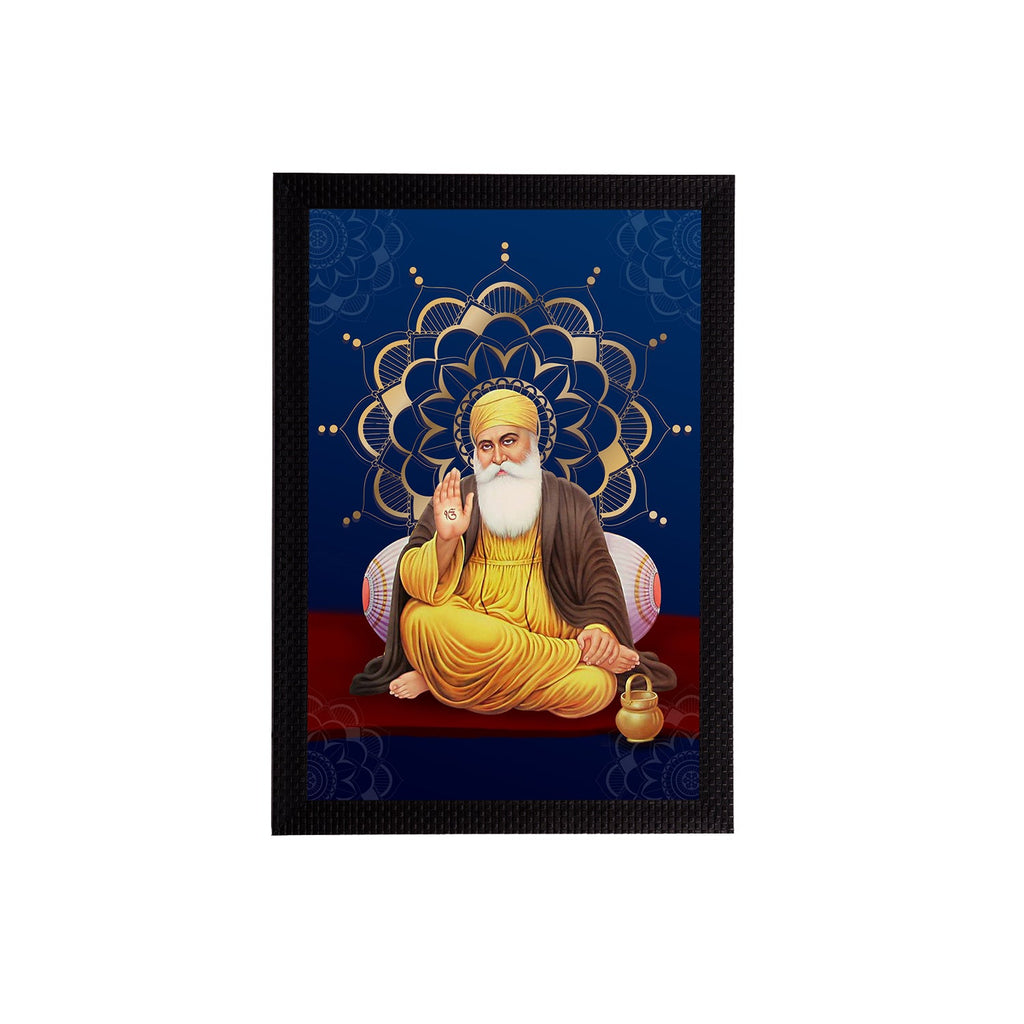Shri Guru Nanak Dev Ji Painting Digital Printed Religious Wall Art Kafalo