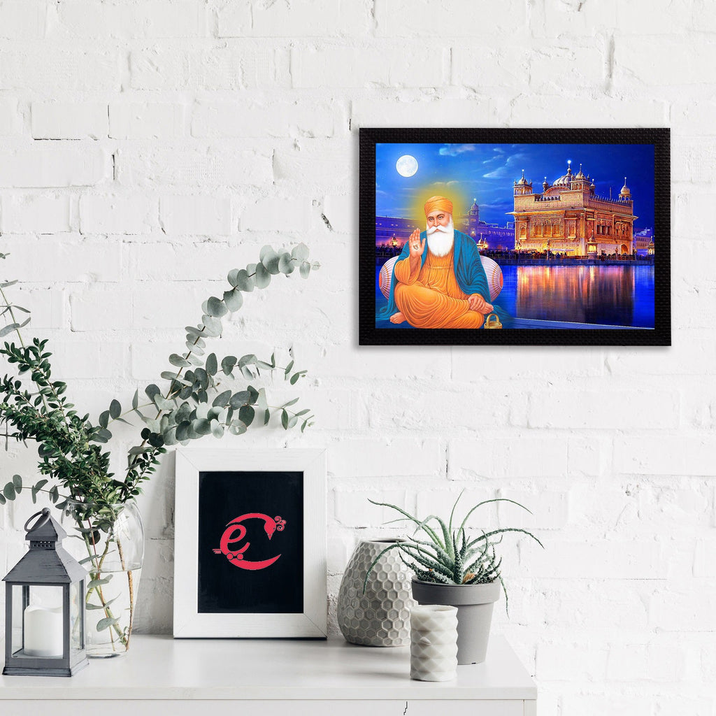Gurunanak Sahib Satin Matt Texture UV Art Painting Kafalo