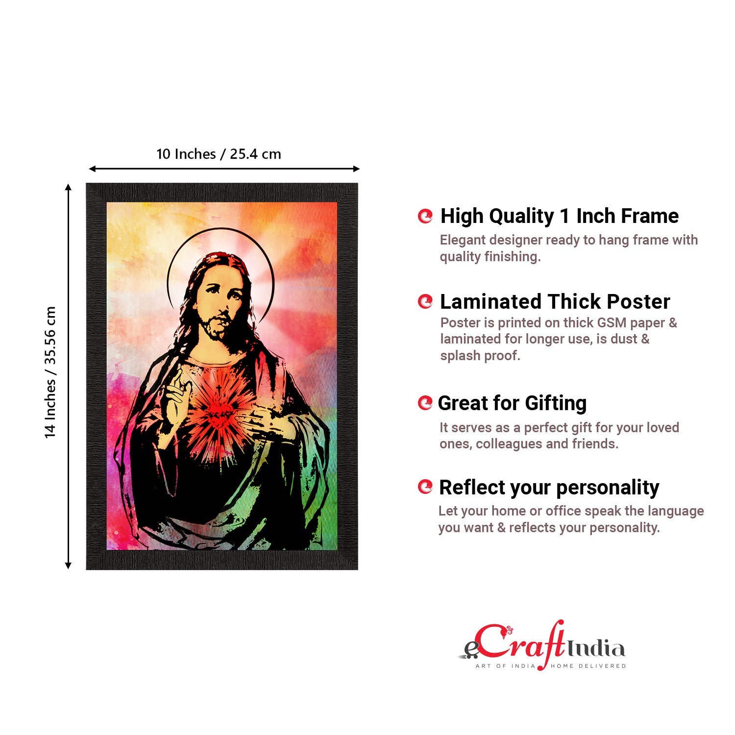 Jesus Christ Painting Digital Printed Religious Wall Art Kafalo
